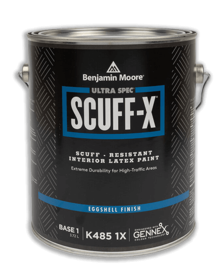 one gallon of scuff x paint from benjamin moore